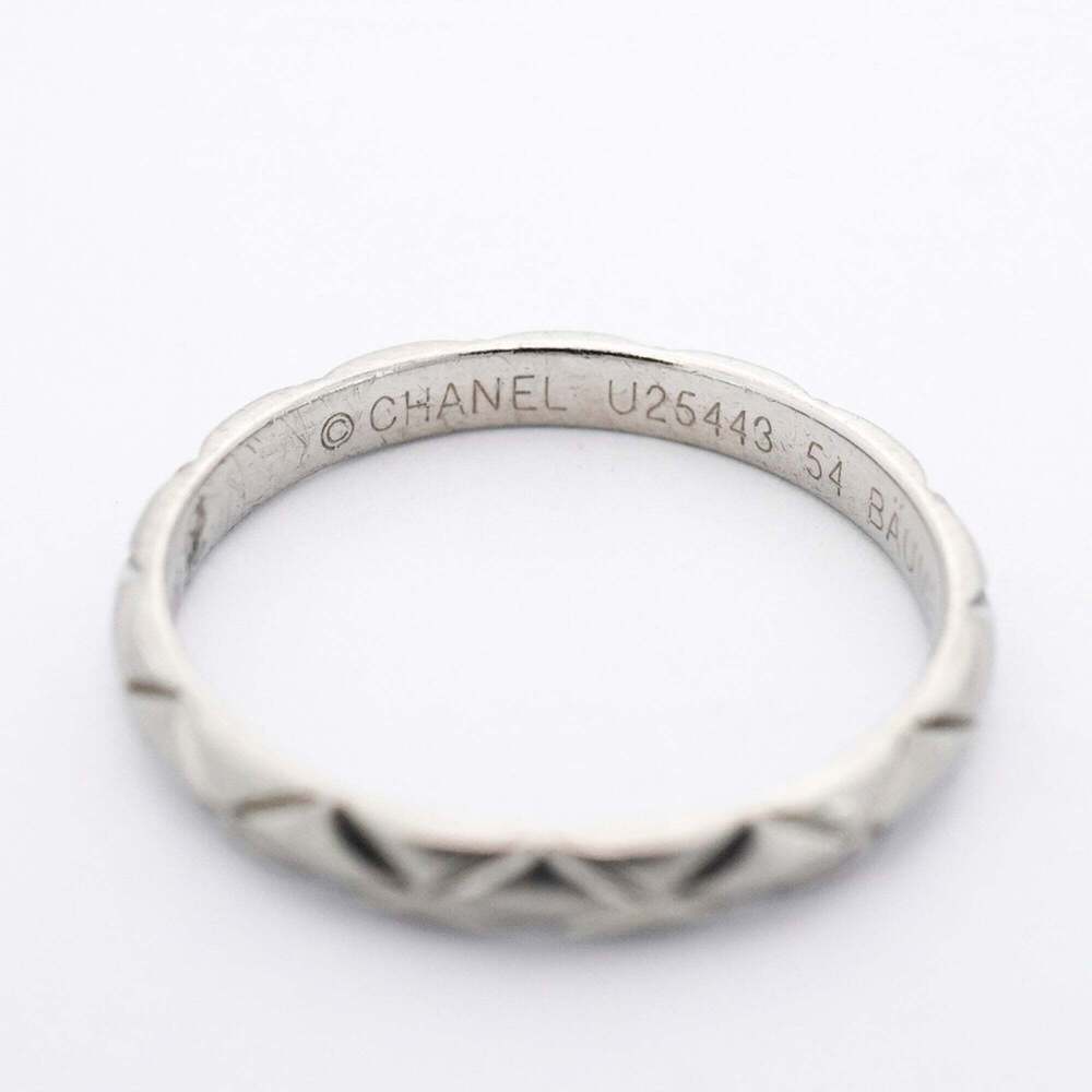 CHANEL Authentic Silver Ring #54 - Picture 4 of 9